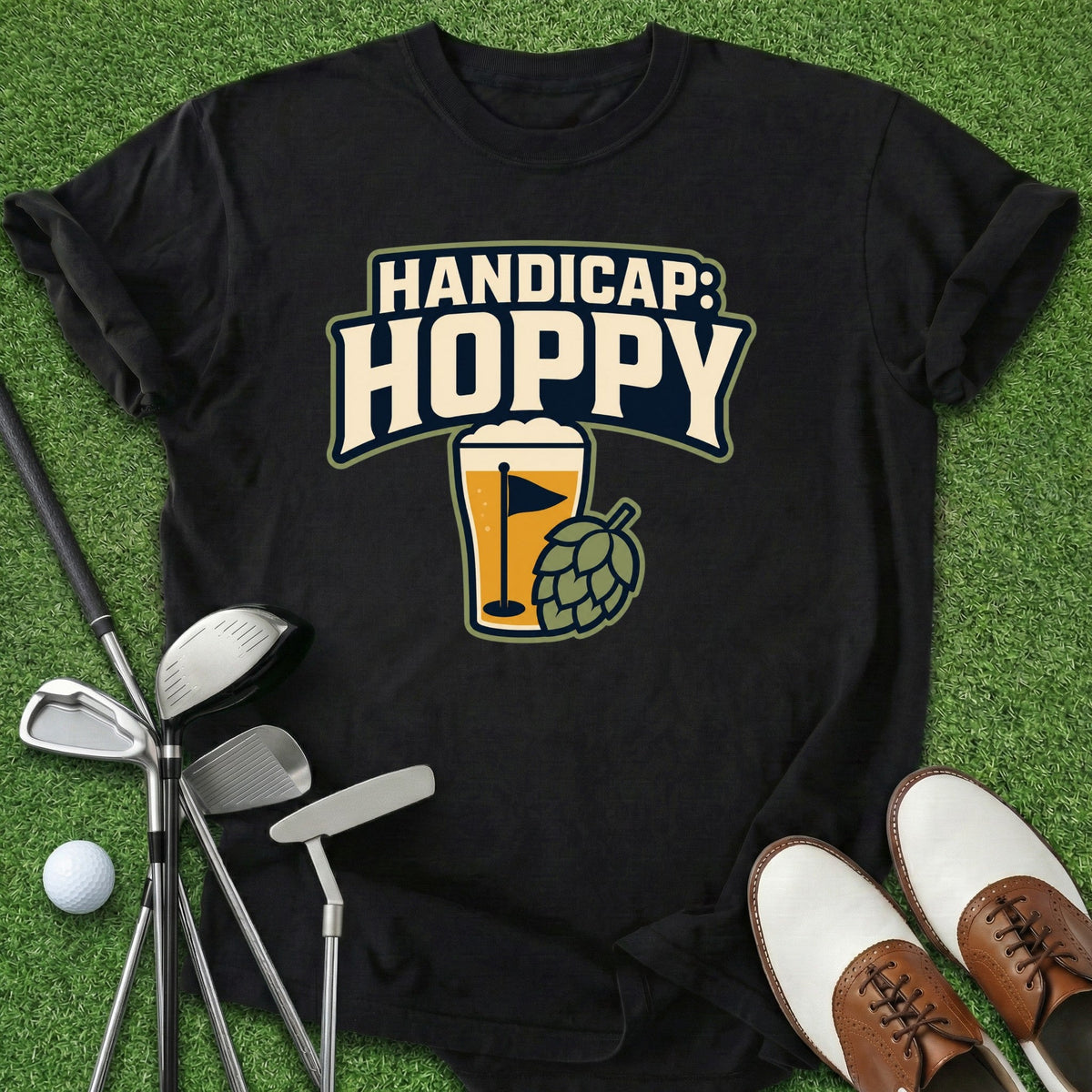 Handicap Hoppy T-Shirt Gift For Golfer