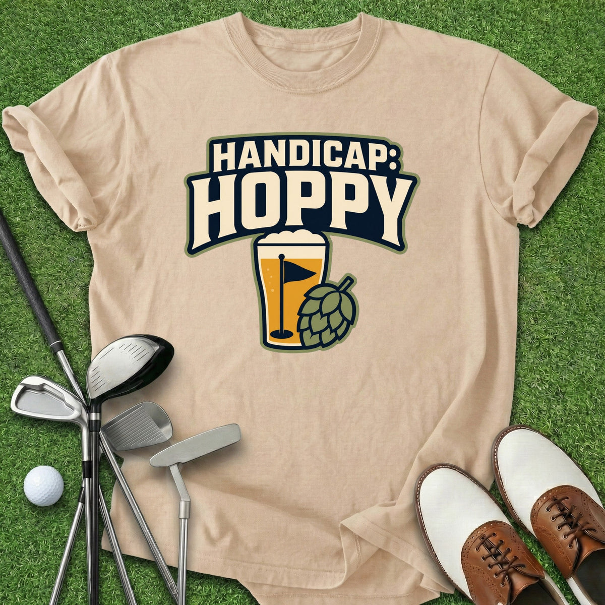 Handicap Hoppy T-Shirt Gift For Golfer
