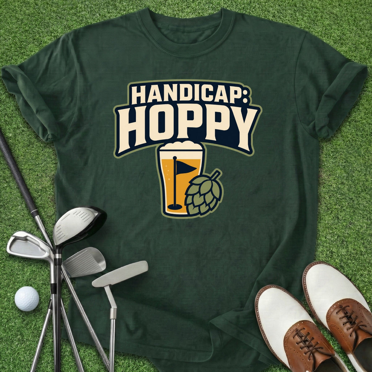Handicap Hoppy T-Shirt Gift For Golfer