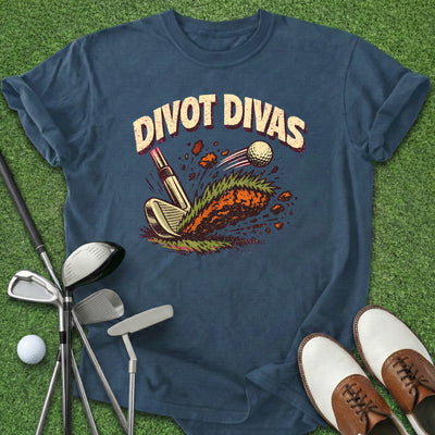 Divot Divas T-Shirt Gift For Golfer