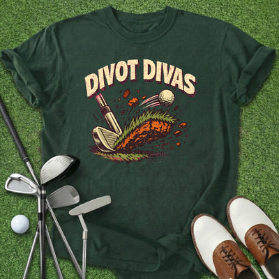 Divot Divas T-Shirt Gift For Golfer