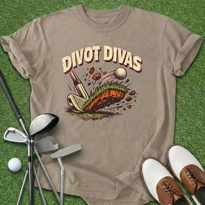 Divot Divas T-Shirt Gift For Golfer