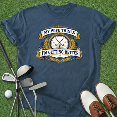 My Wife T-Shirt Gift For Golfer