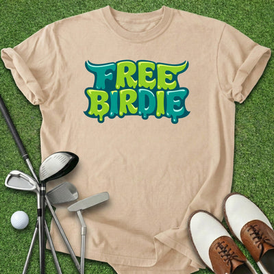Free Birdie T-Shirt Gift For Golfer