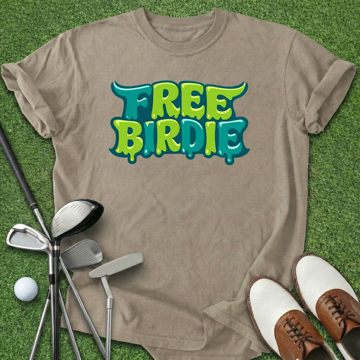 Free Birdie T-Shirt Gift For Golfer