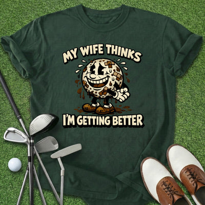 My Wife T-Shirt Gift For Golfer