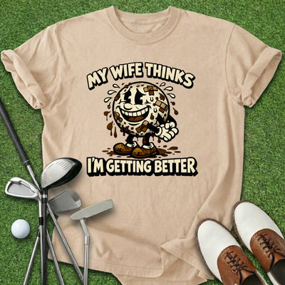My Wife T-Shirt Gift For Golfer
