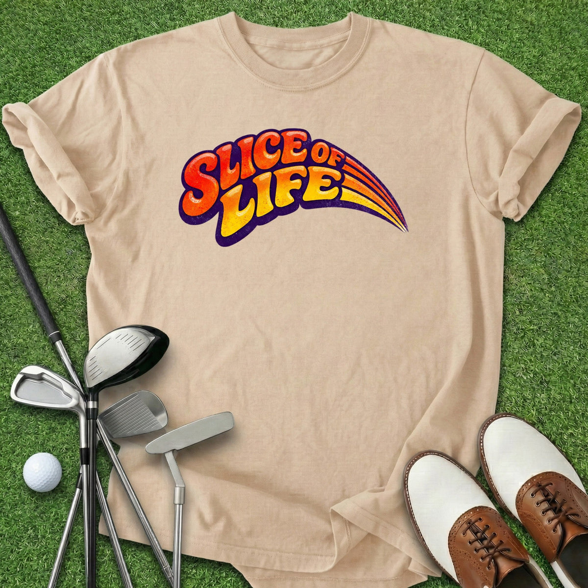 Slice Of Life T-Shirt Gift For Golfer