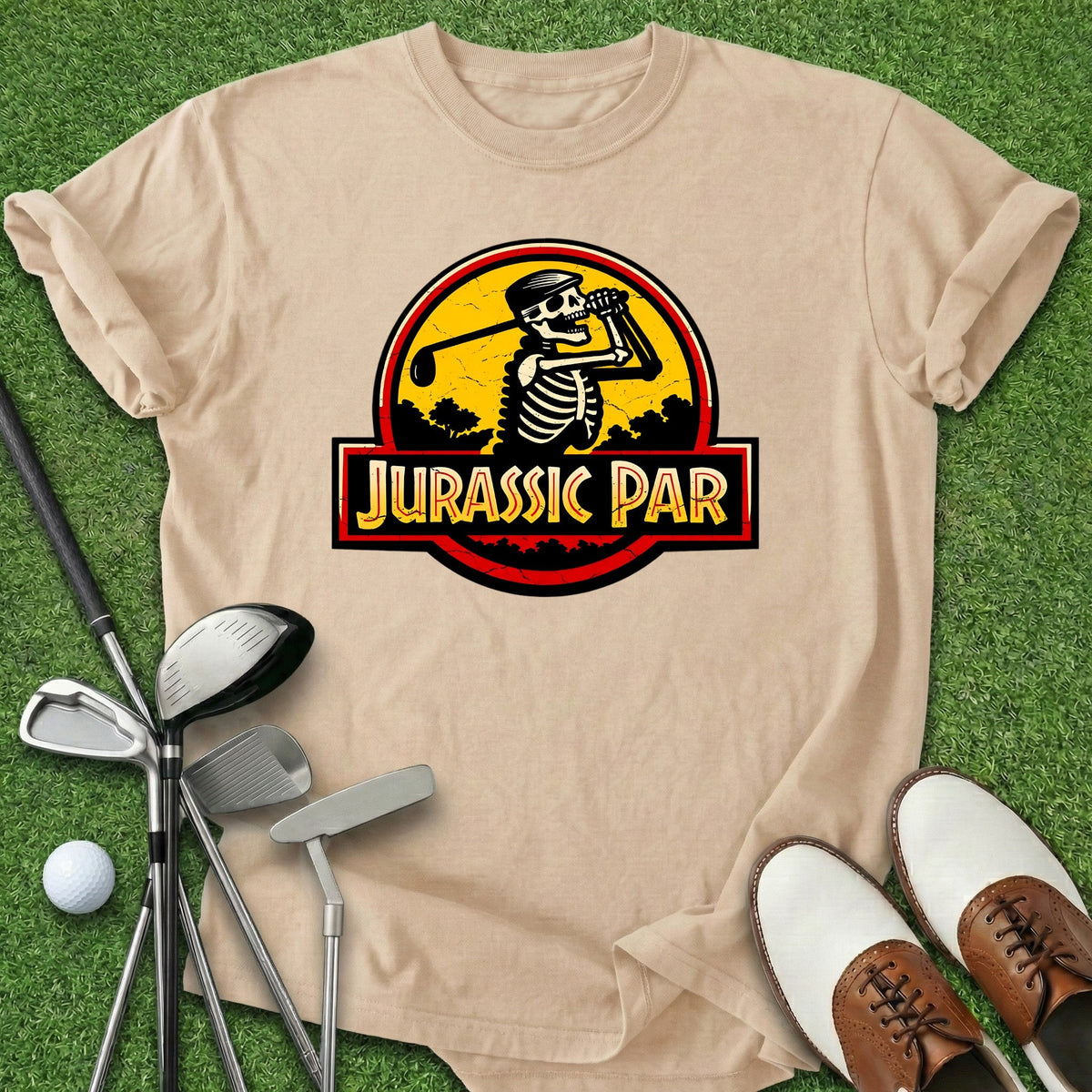 Jurassic Par T-Shirt Gift For Golfer
