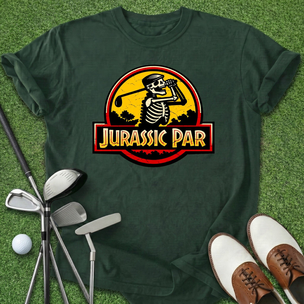 Jurassic Par T-Shirt Gift For Golfer