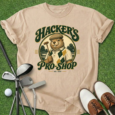 Hackers Pro Shop T-Shirt Gift For Golfer