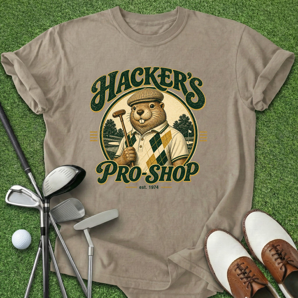 Hackers Pro Shop T-Shirt Gift For Golfer
