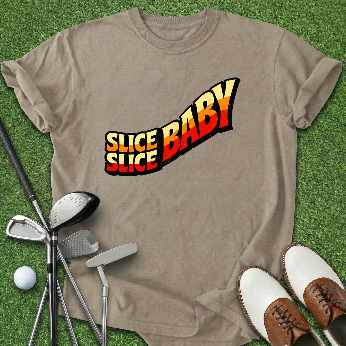 Slice Slice Baby T-Shirt Gift For Golfer