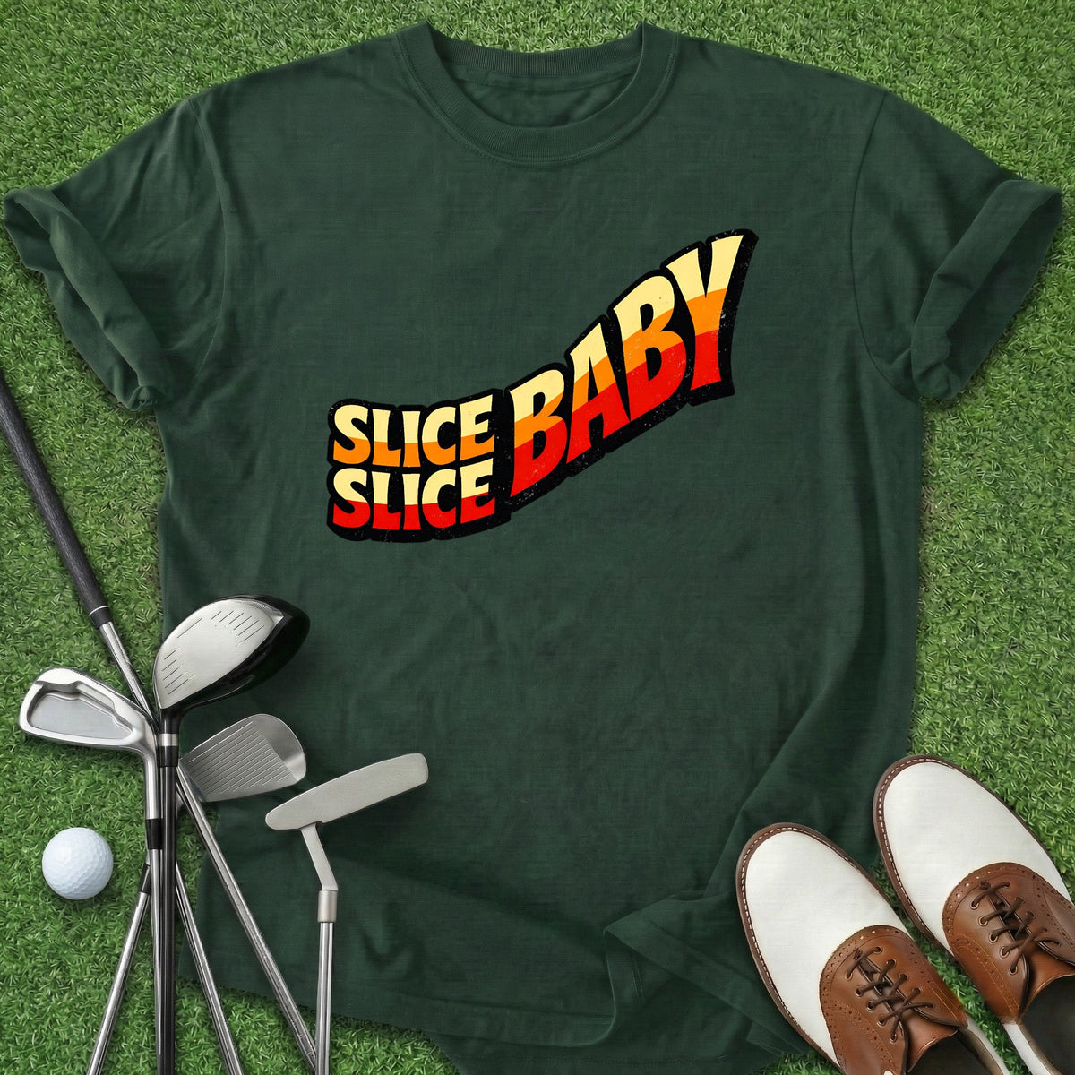 Slice Slice Baby T-Shirt Gift For Golfer