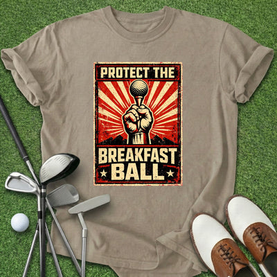 Breakfast Ball T-Shirt Gift For Golfer