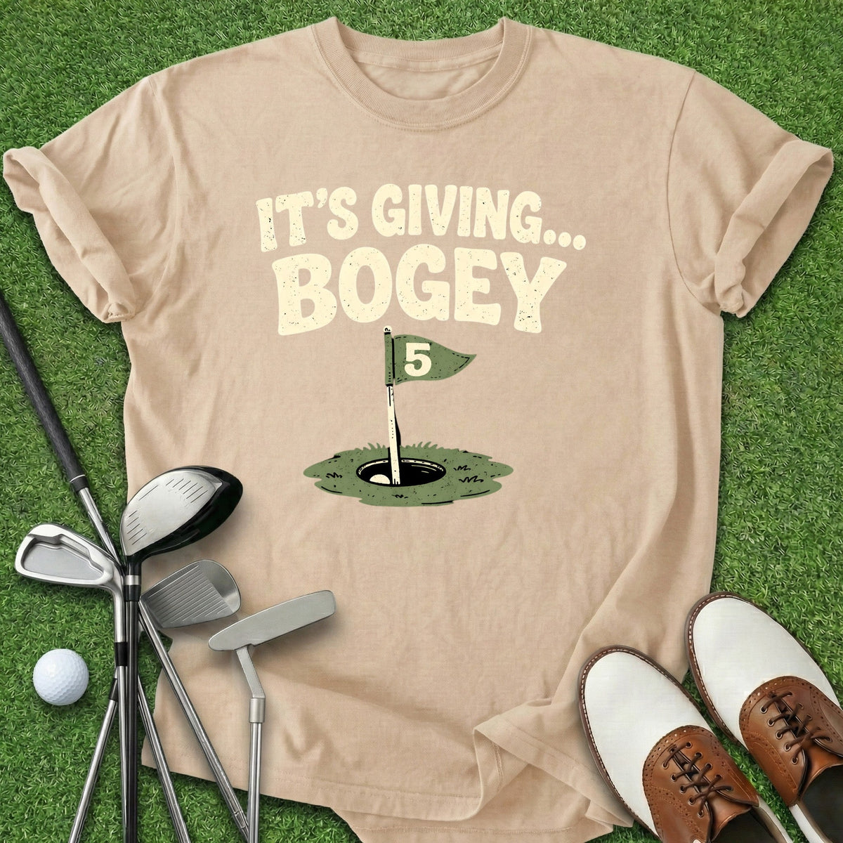 Giving Bogey T-Shirt Gift For Golfer