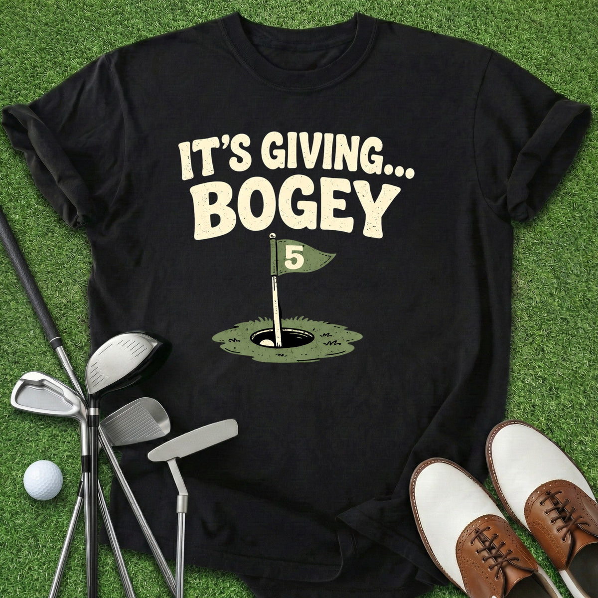 Giving Bogey T-Shirt Gift For Golfer