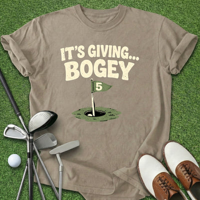 Giving Bogey T-Shirt Gift For Golfer