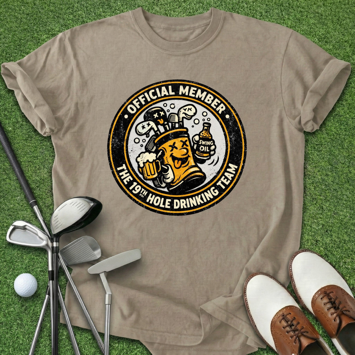Official Member T-Shirt Gift For Golfer