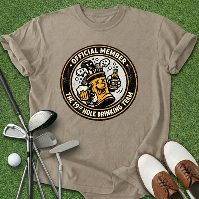 Official Member T-Shirt Gift For Golfer