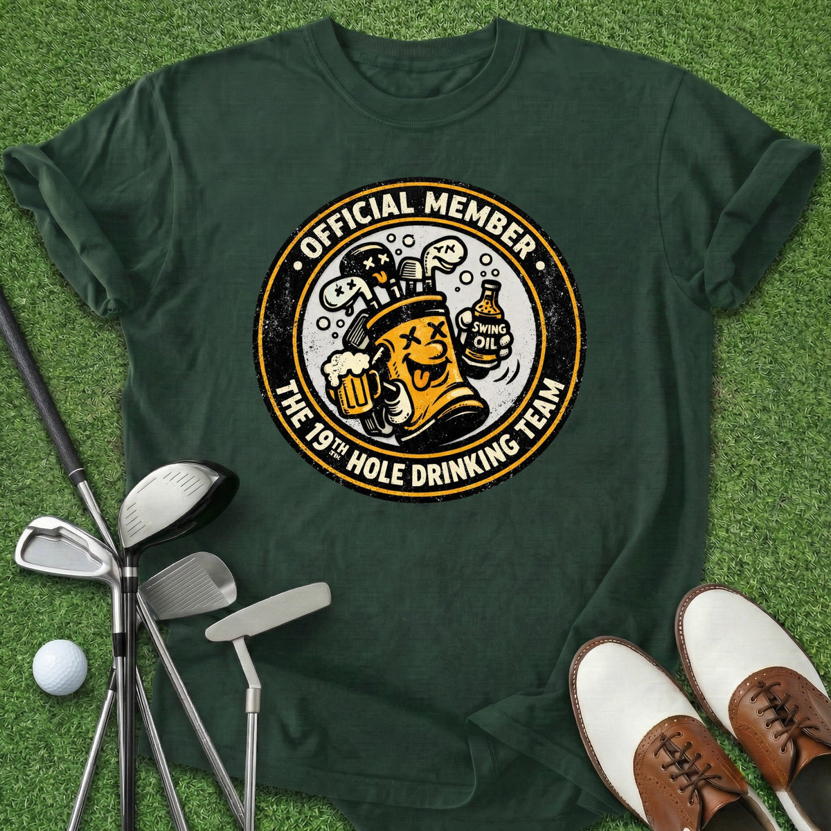 Official Member T-Shirt Gift For Golfer