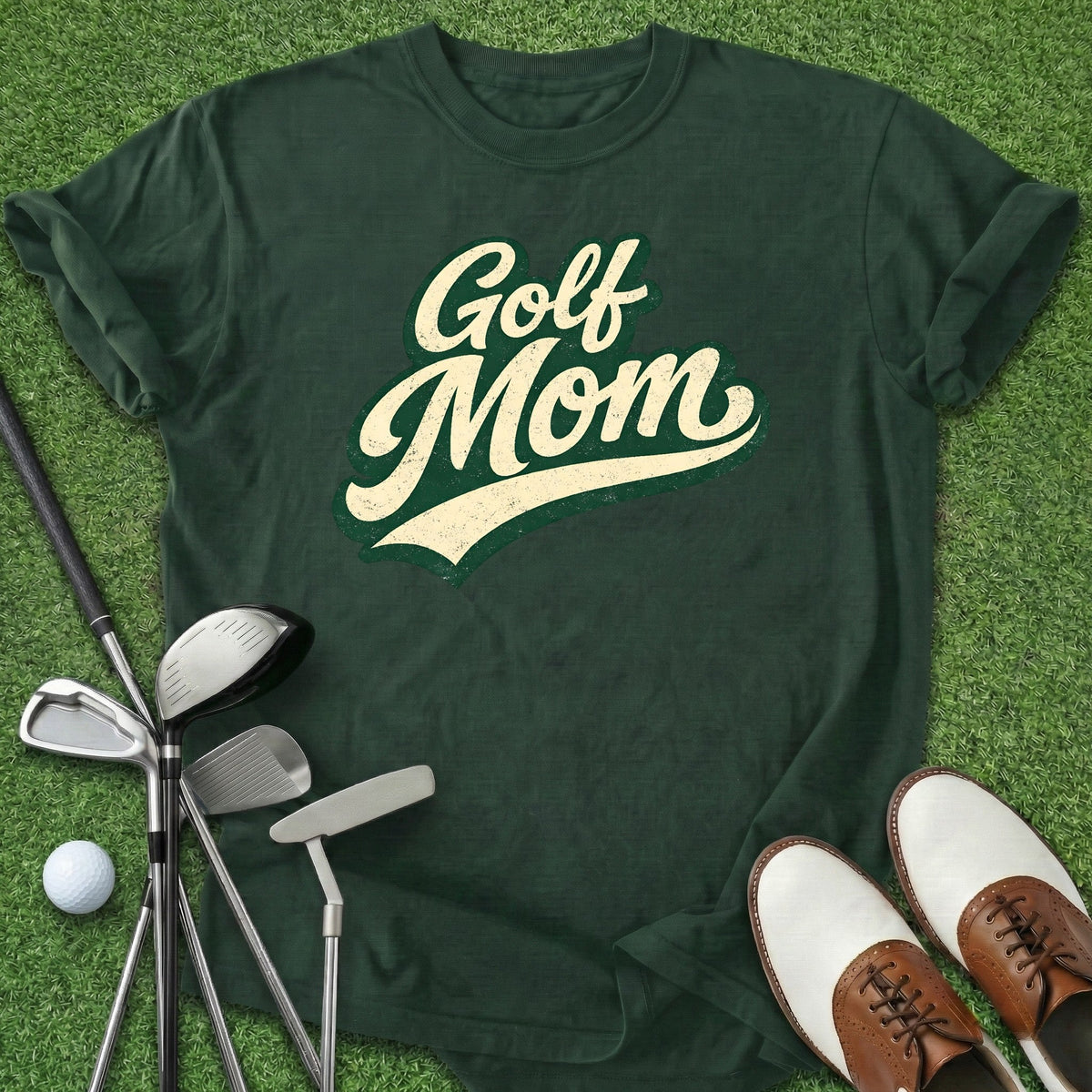 Golf Mom T-Shirt Gift For Golfer