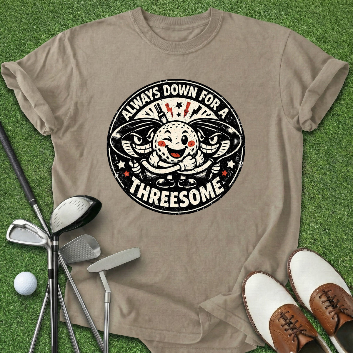 Always Down T-Shirt Gift For Golfer