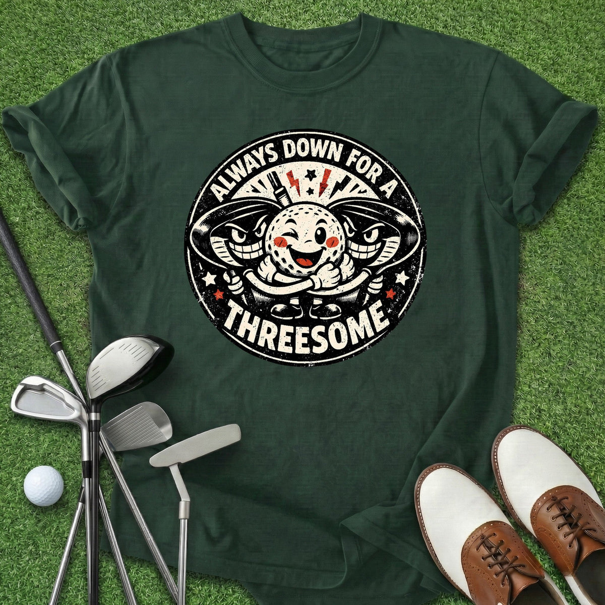 Always Down T-Shirt Gift For Golfer