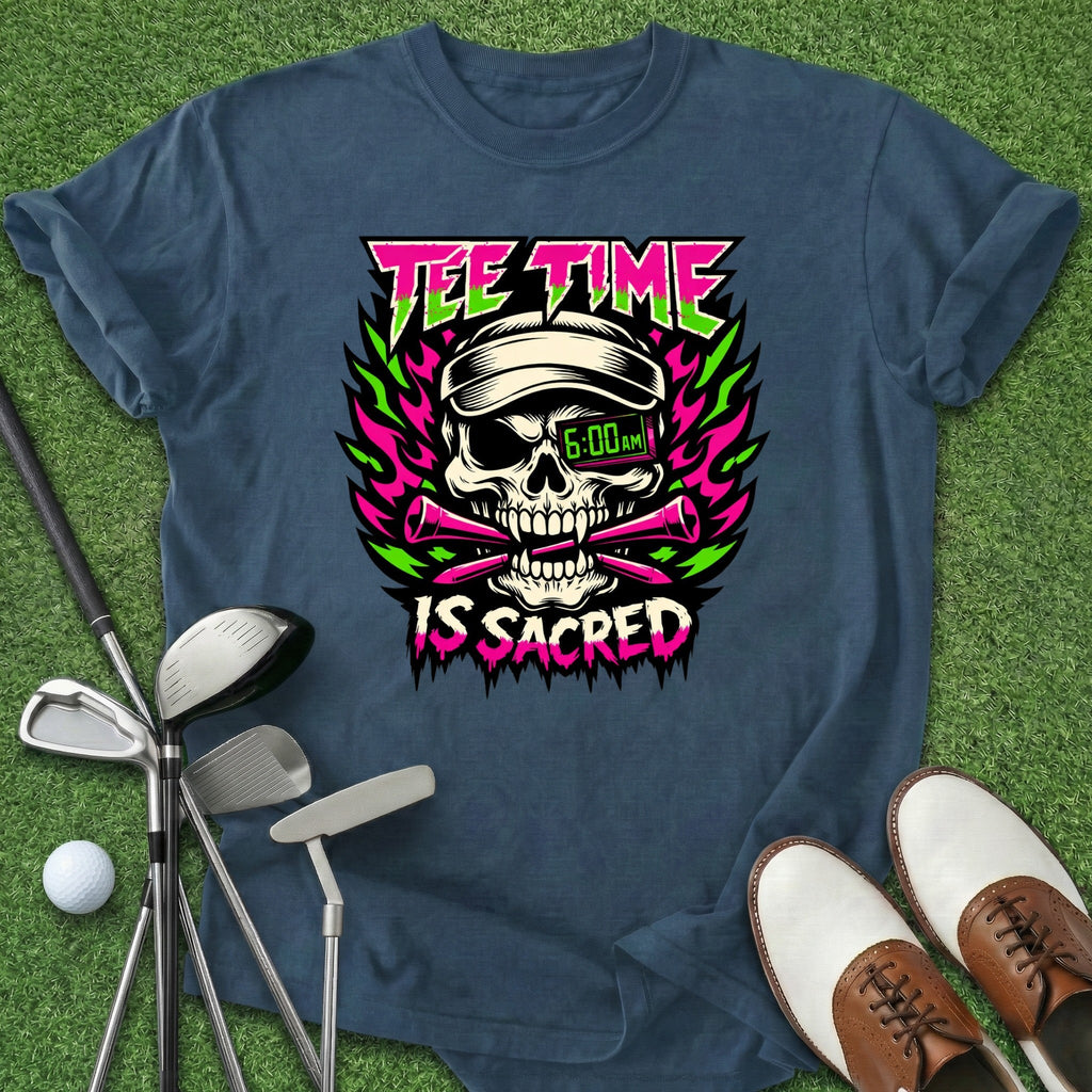 Tee Time Sacred T-Shirt Gift For Golfer
