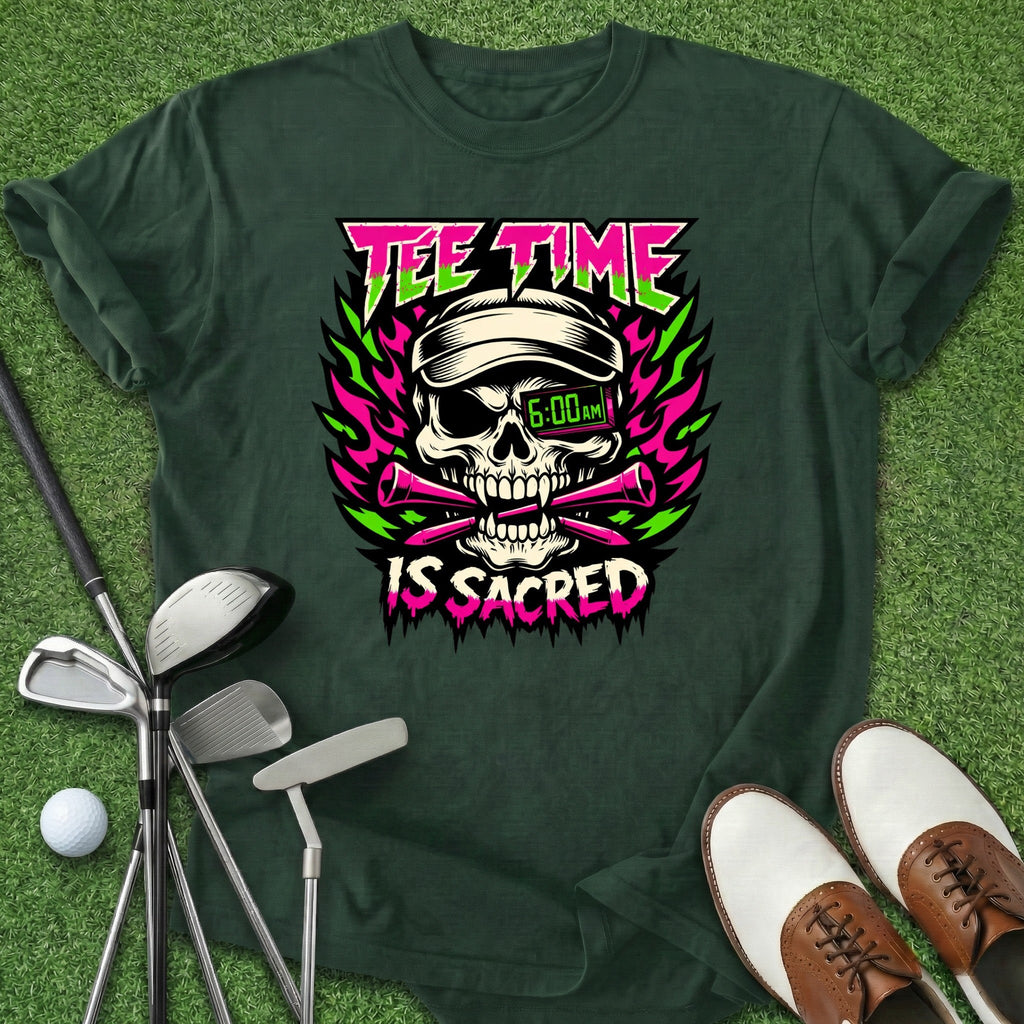 Tee Time Sacred T-Shirt Gift For Golfer