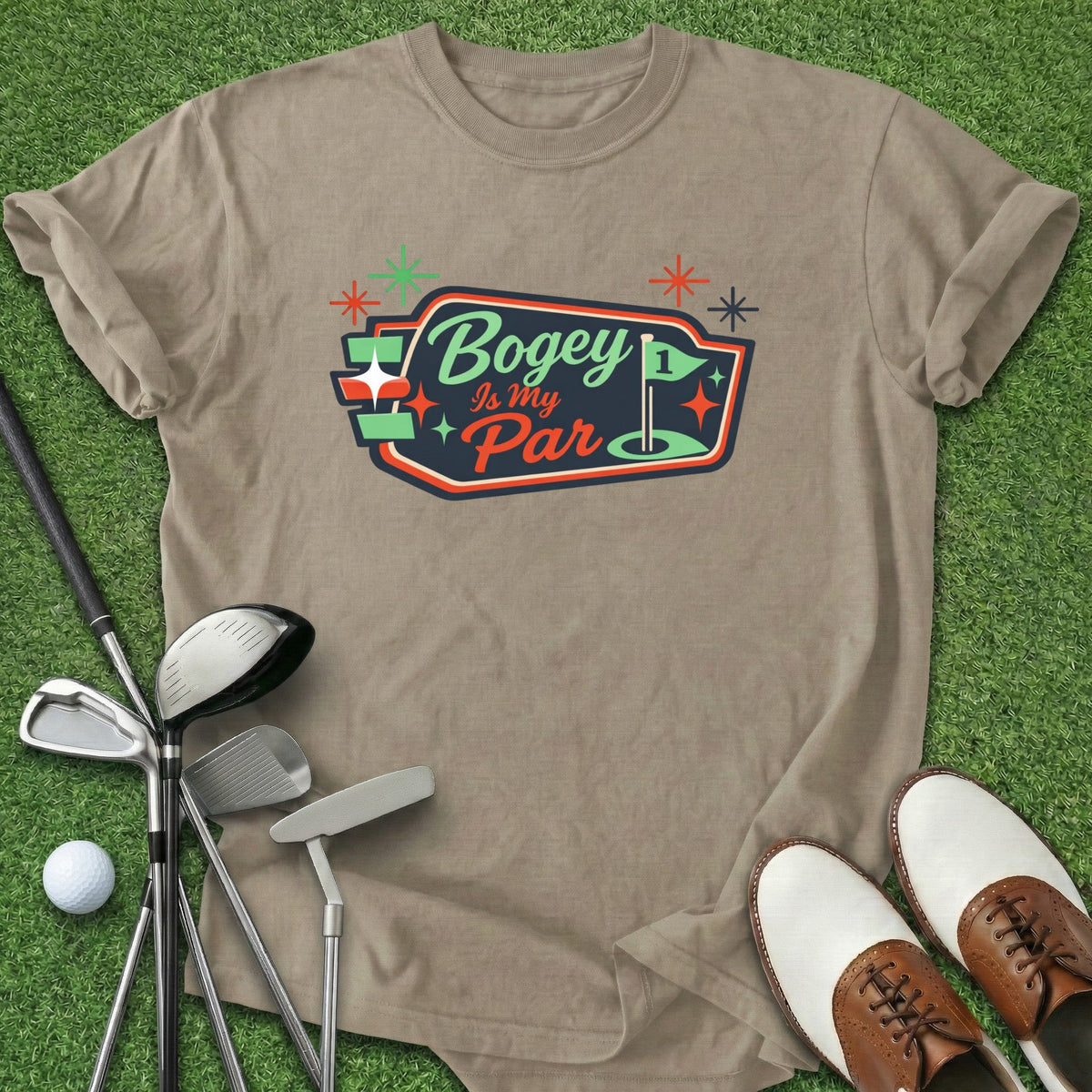 Bogey Is My Par T-Shirt Gift For Golfer