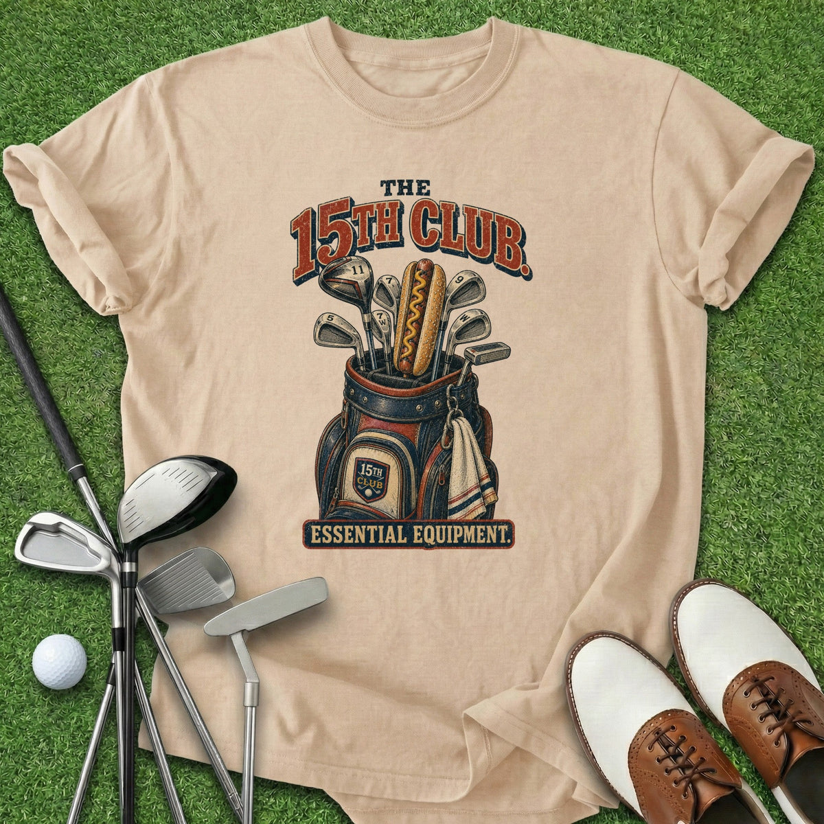 15th Club T-Shirt Gift For Golfer