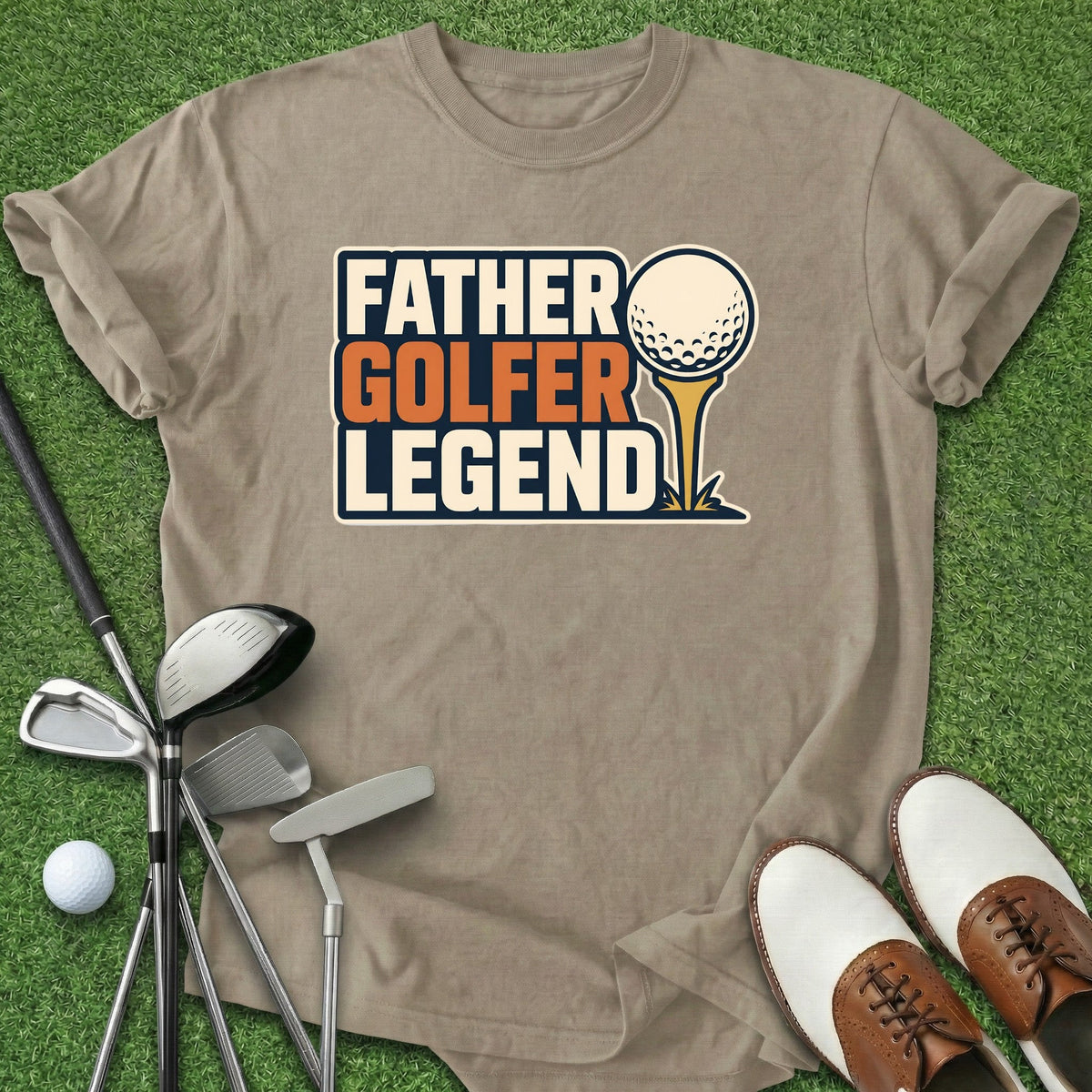 Father Golfer Legend T-Shirt Gift For Golfer