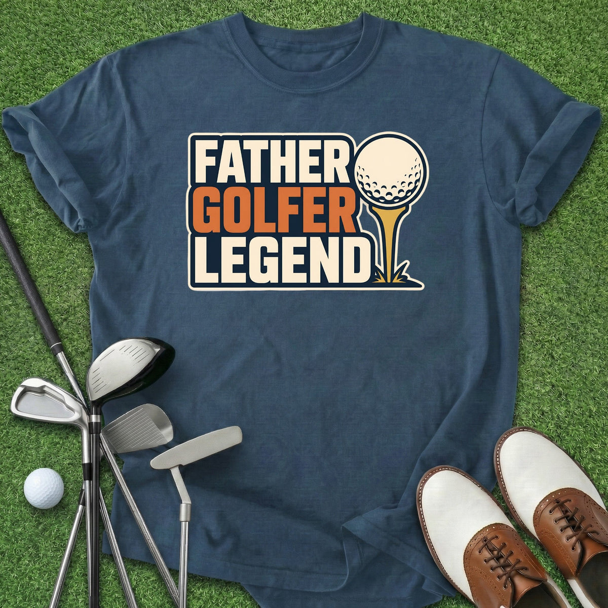 Father Golfer Legend T-Shirt Gift For Golfer