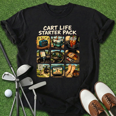 Cart Life T-Shirt Gift For Golfer