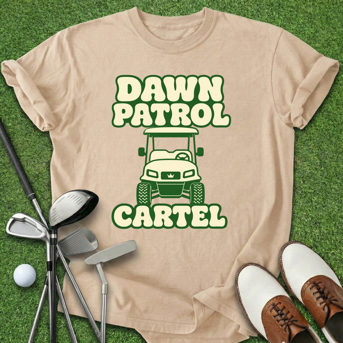 Dawn Patrol Cartel T-Shirt Gift For Golfer