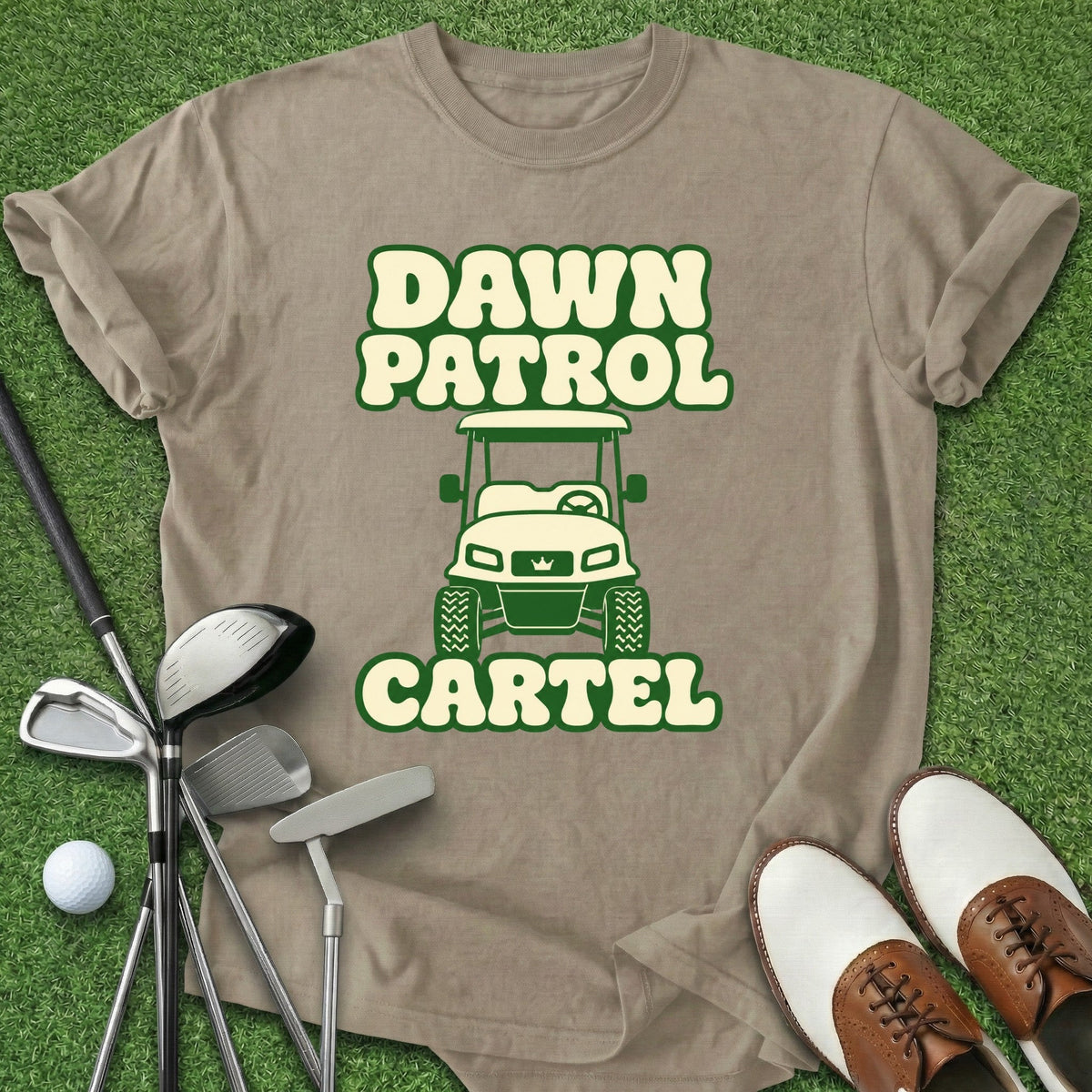 Dawn Patrol Cartel T-Shirt Gift For Golfer