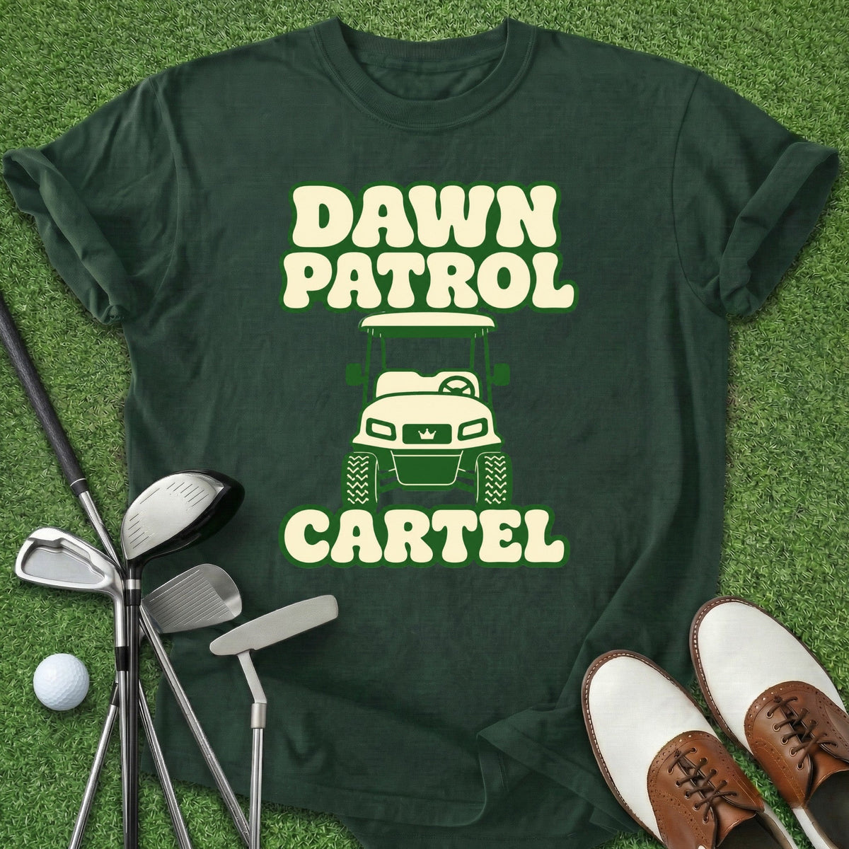 Dawn Patrol Cartel T-Shirt Gift For Golfer