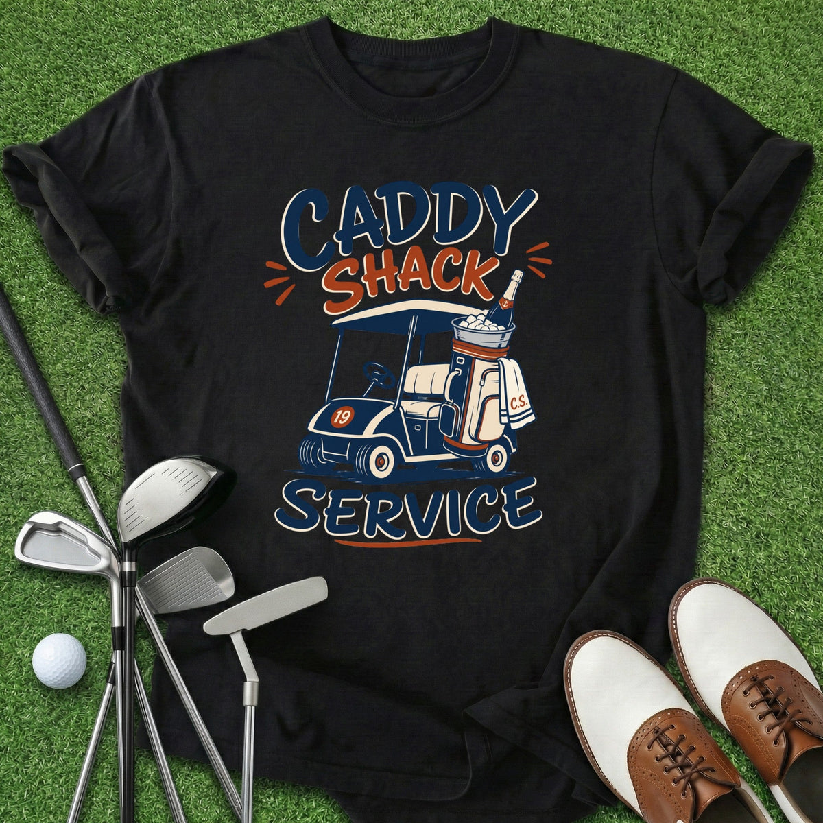 Caddy Shack Service T-Shirt Gift For Golfer