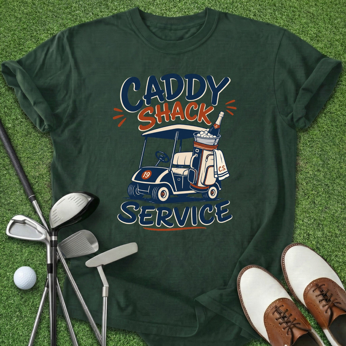 Caddy Shack Service T-Shirt Gift For Golfer