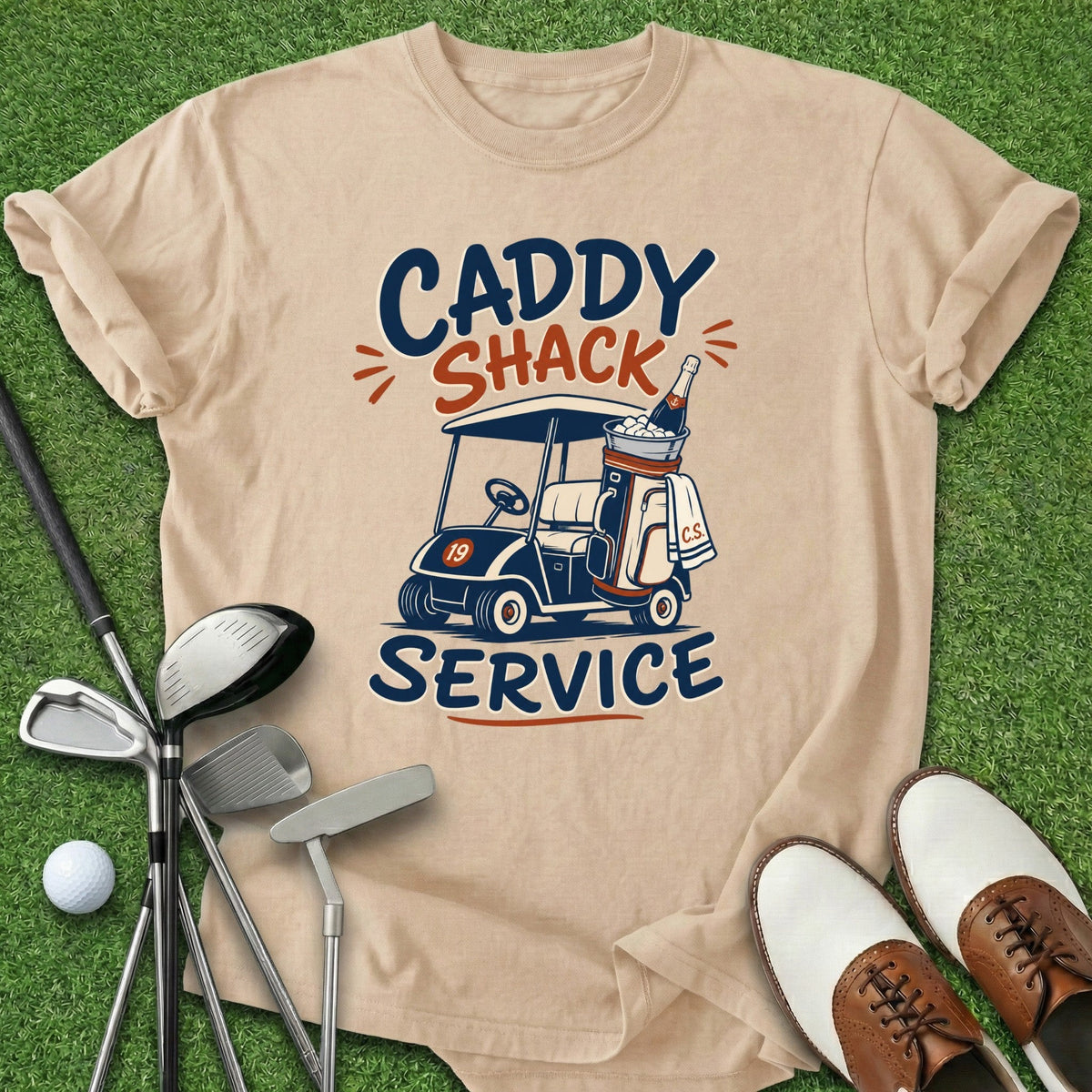 Caddy Shack Service T-Shirt Gift For Golfer