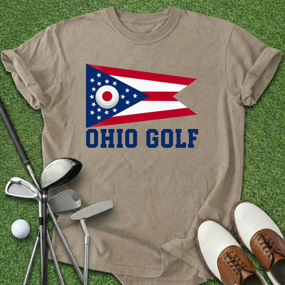 Ohio Golf T-Shirt Gift For Golfer