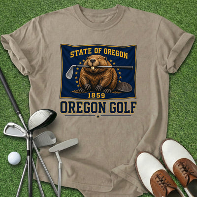 Oregon Golf T-Shirt Gift For Golfer
