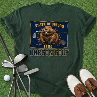 Oregon Golf T-Shirt Gift For Golfer
