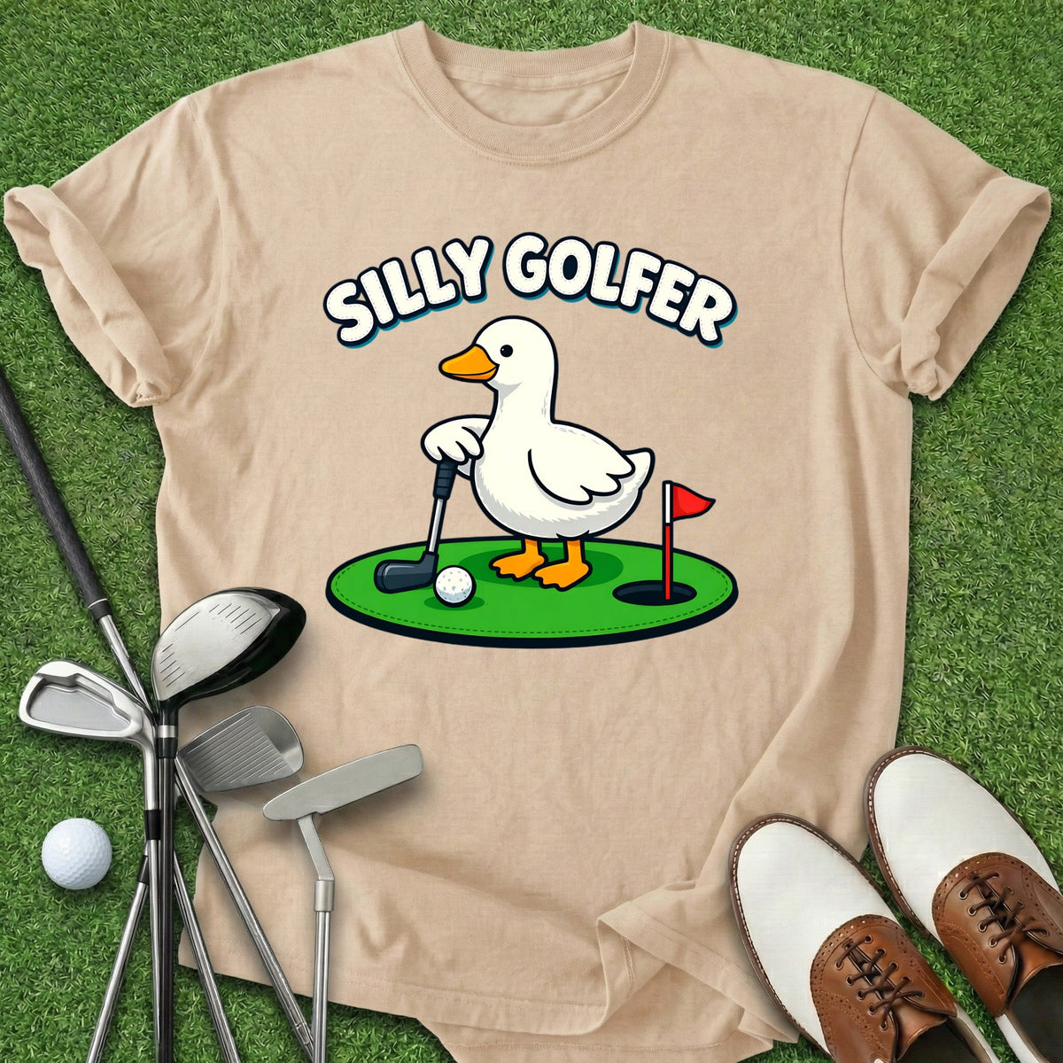Silly Golfer T-Shirt Gift For Golfer