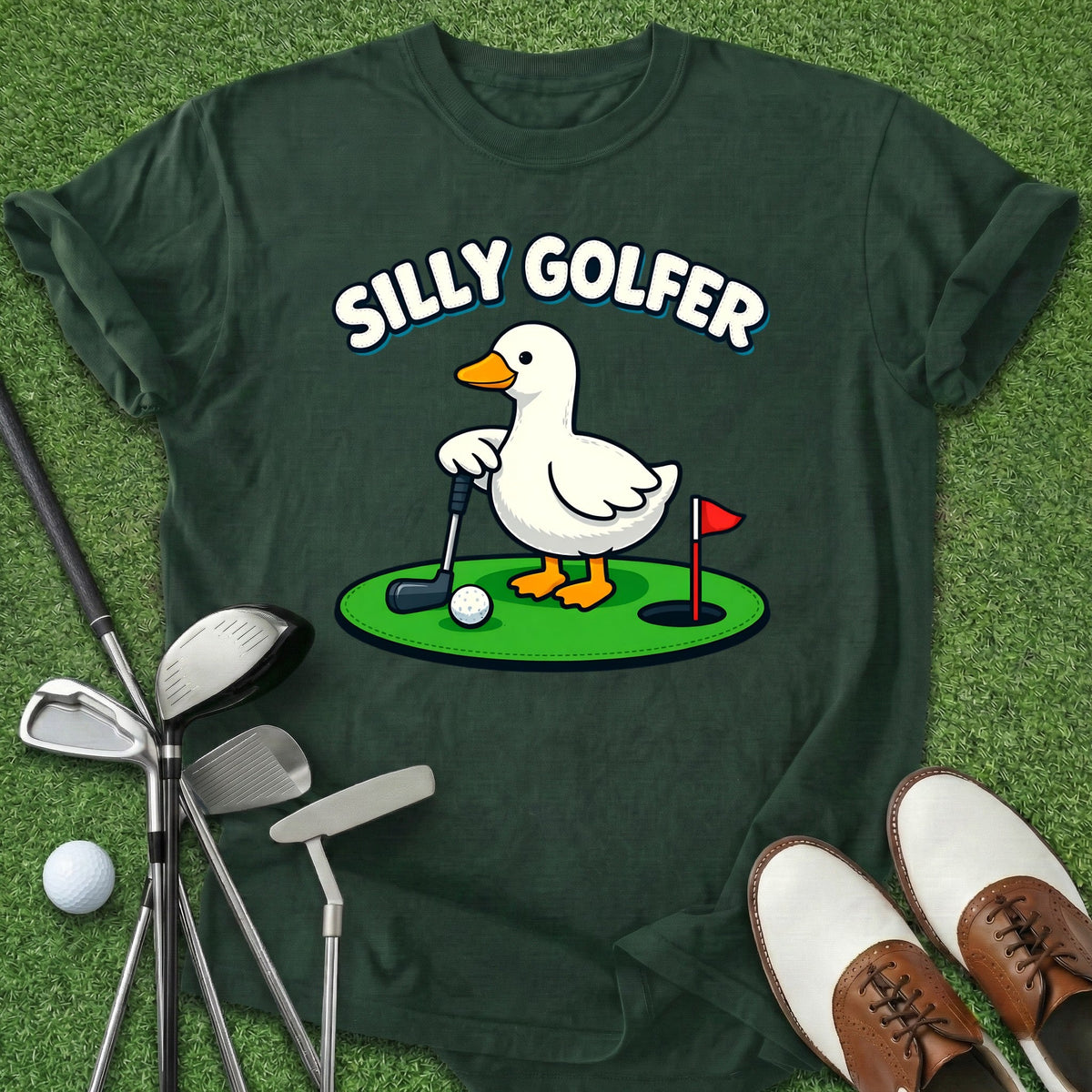 Silly Golfer T-Shirt Gift For Golfer