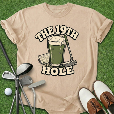 19th Hole T-Shirt Gift For Golfer