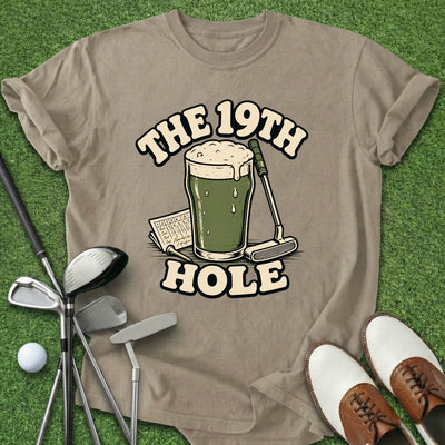 19th Hole T-Shirt Gift For Golfer