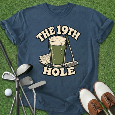 19th Hole T-Shirt Gift For Golfer