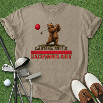 California Golf T-Shirt Gift For Golfer